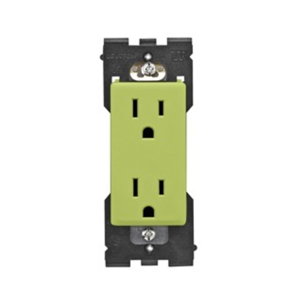 Leviton ELECTRICAL RECEPTACLES RENU 15A TR RCPT GRANNY SMITH RER15-GS